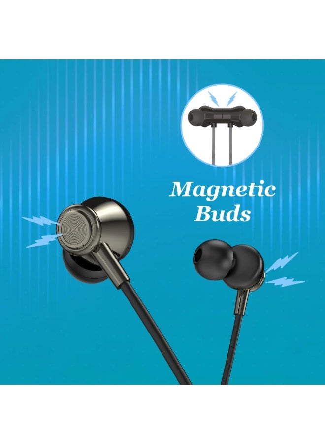 يونيكس سماعة العنق اللاسلكية Unix MX-1 Pro Soul | اتصال Bluetooth v5.4 | وقت تشغيل حتى 42 ساعة مع مشغلات 10 مم للباس | تقنية ENC لإلغاء الضوضاء لمكالمات واضحة | تشغيل/إيقاف مغناطيسي | شحن سريع من نوع Type-C - Image 4